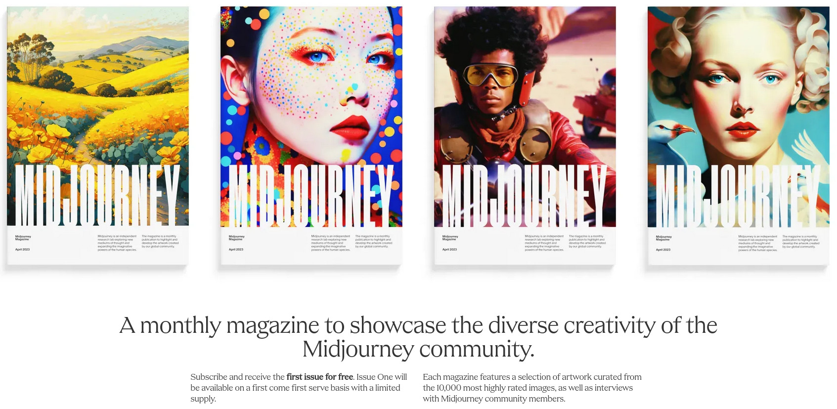 MidJourney запускает собственное печатное издание MidJourney - AI Magazine.